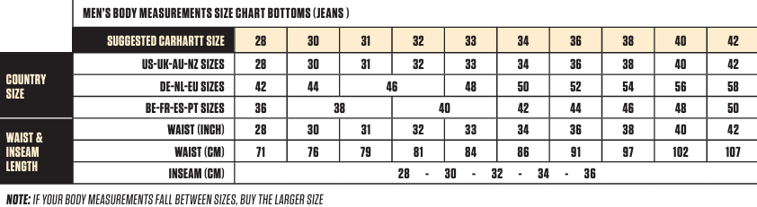 Carhartt Men's Tapered Leg Jeans - Superior 498 - 102807