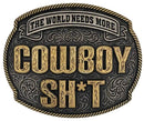 Belt Buckle Maverick "Cowboy Sh*t"