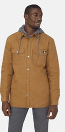 Dickies Fleece Hooded Duck Shirt Jack - Brown Duck