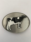 Belt Buckle Holstein 3D Black&white