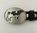 Belt Buckle Holstein 3D Black&white