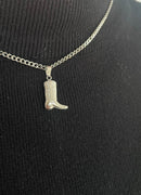 Cowboy Boot Necklace Gold/Silver