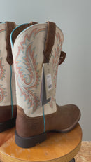 Ariat Round Up W toe Western Boot Sandstorm - 10061142