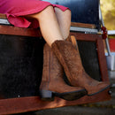 Ariat Womens Heritage Western R-toe - Brown 10001021