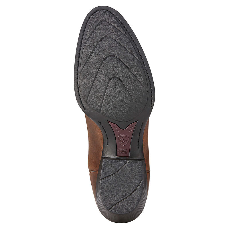 Ariat Men's heritage western R toe - Distressed brown