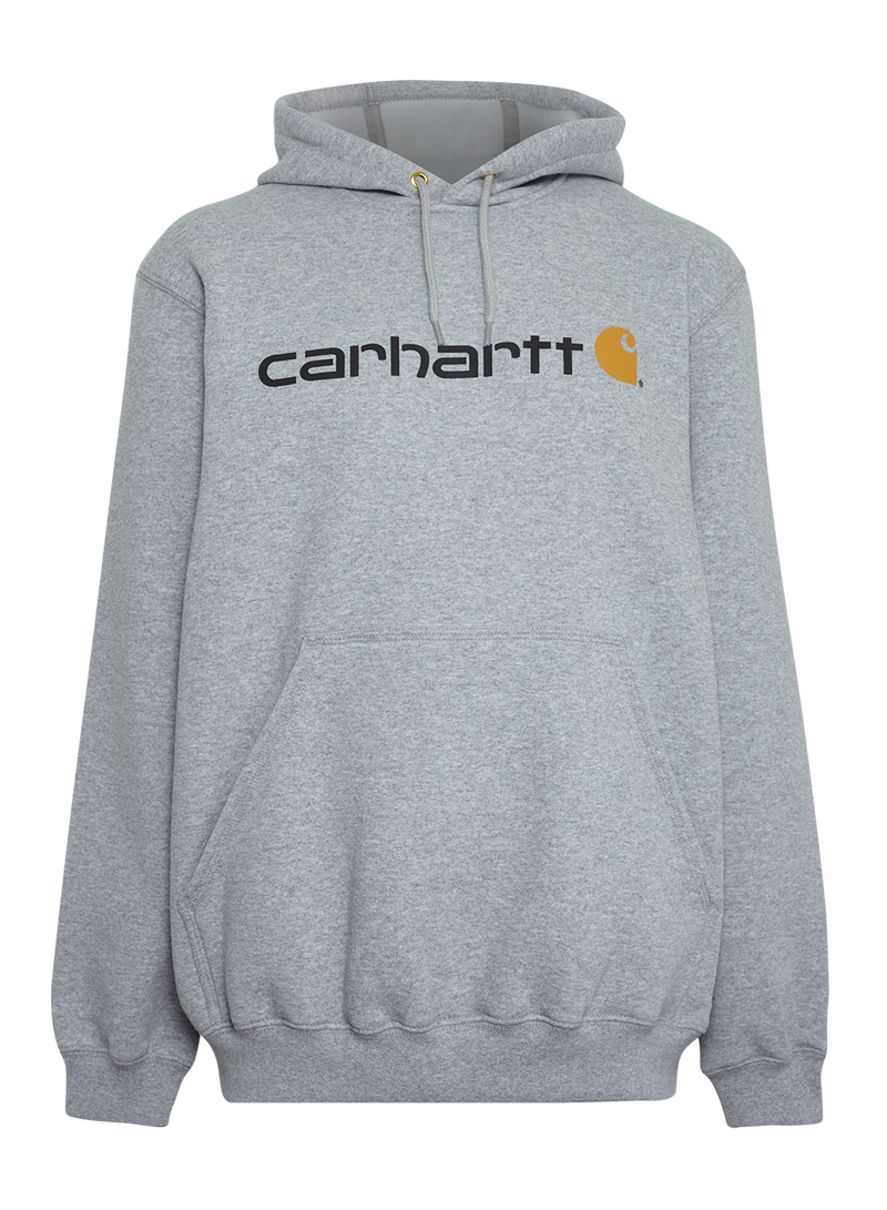 Carhartt Signature Logo Sweater Heather Grey 100074 Carhartt Signature Logo Sweater Heather Grey 100074