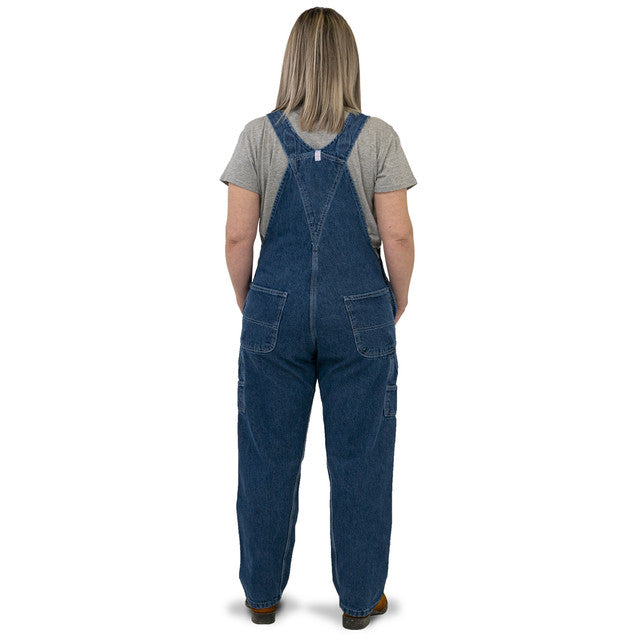 Key Women's Ring Spum Denim Bib Overall