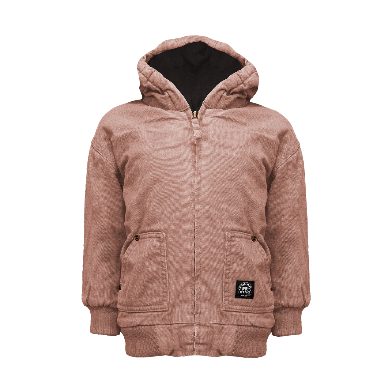 Isolierte Satteljacke für Kinder mit Kapuze