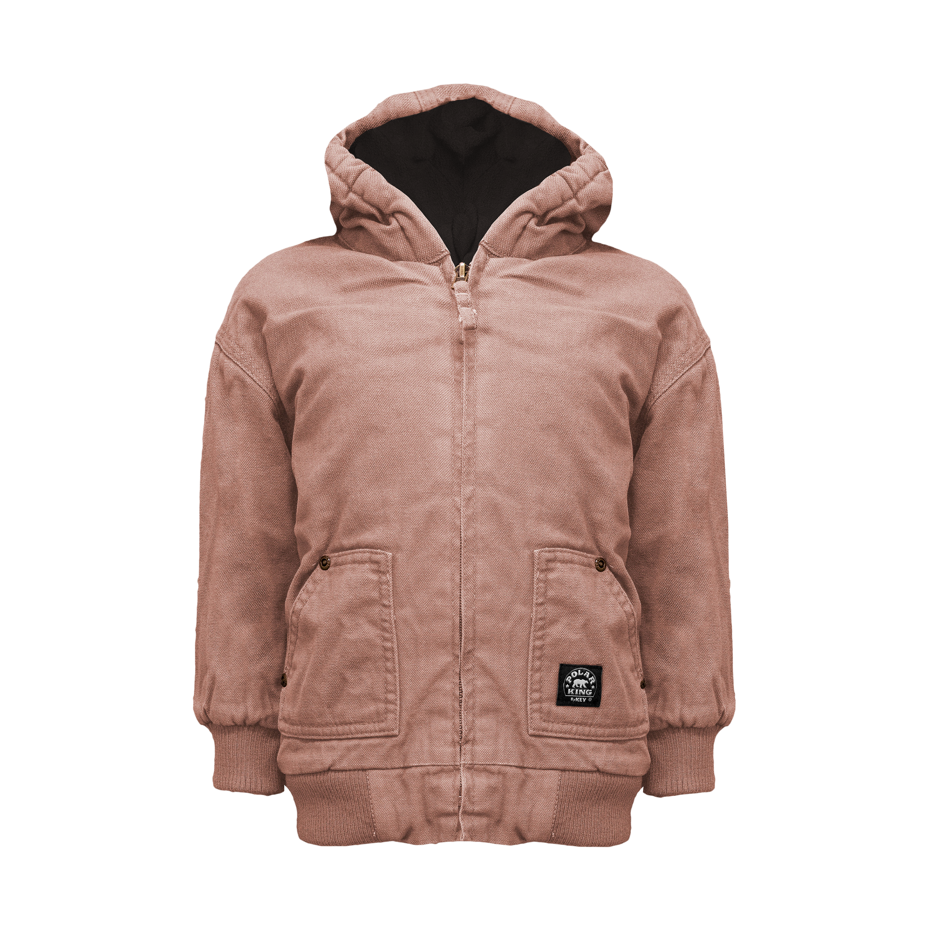Isolierte Satteljacke für Kinder mit Kapuze