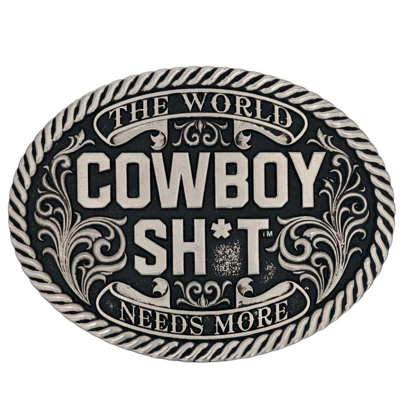 Belt buckle "Cowboy Sh*t"