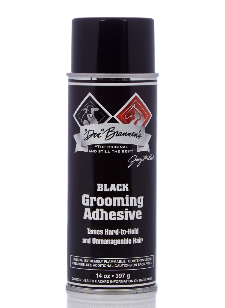 Black Grooming Adhesive