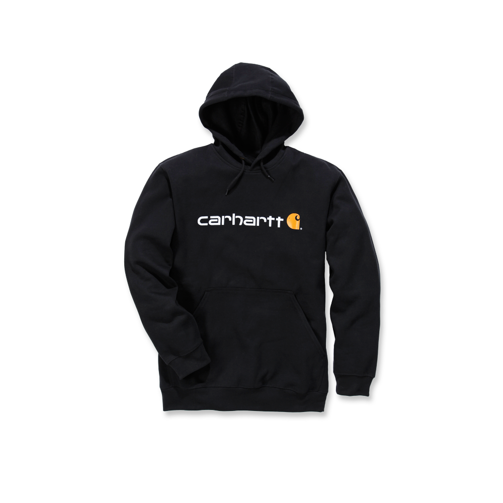 Carhartt Signature-Logo-Pullover schwarz 100074