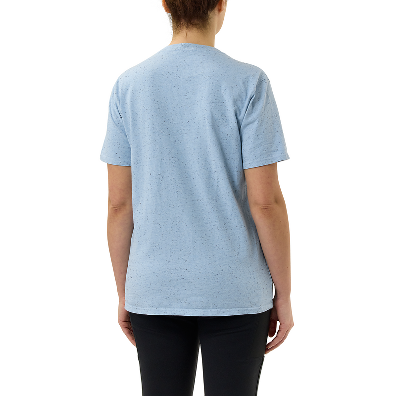 Carhartt Women's Pocket S/S T-shirt K87 - Powder Blue 103067