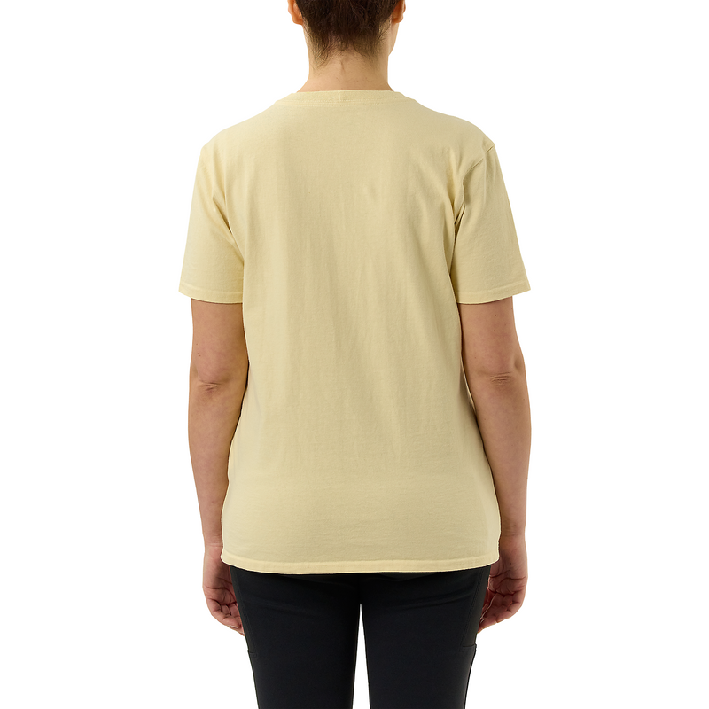 Carhartt Women's Pocket S/S T-shirt K87 - Y24 Pale sun 103067