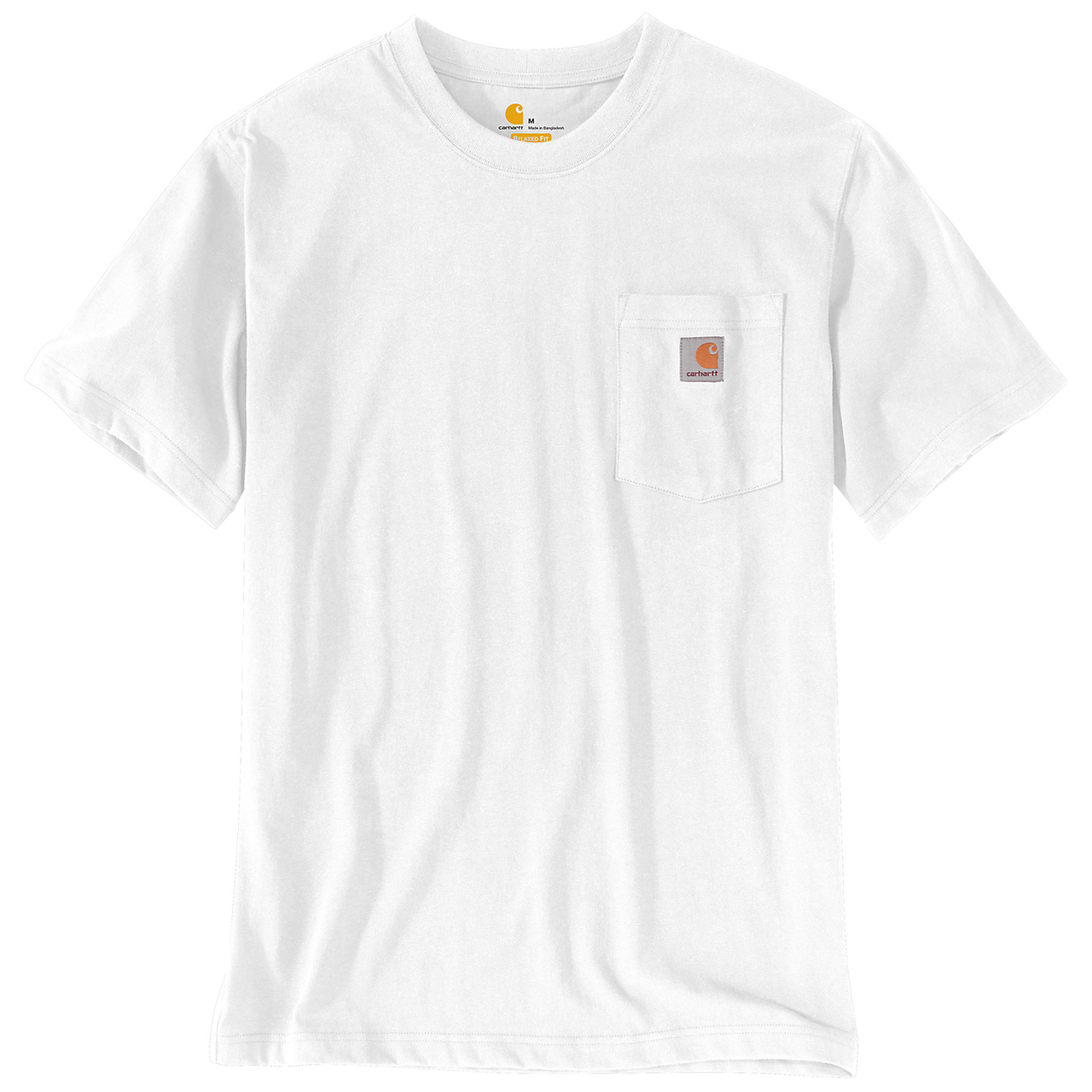 Carhartt K87 Pocket T-shirt - 103296 White 100