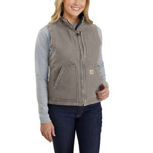 Carhartt Women's Sherpa Lined Mock Neck Vest - 104224 032