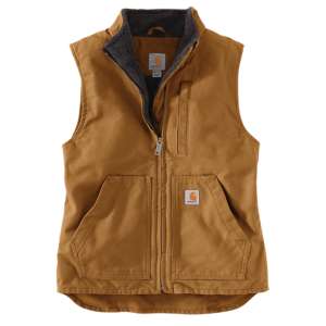 Dames Sherpa Gevoerde Mock Neck Vest 104224 BRN