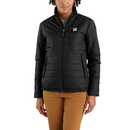Carhartt Raindefender geïsoleerde damesjas - zwart 104314