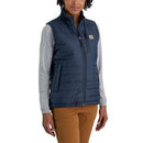 Carhartt Women's Rain Defender Nylon Insulated Vest - 104315 Navy