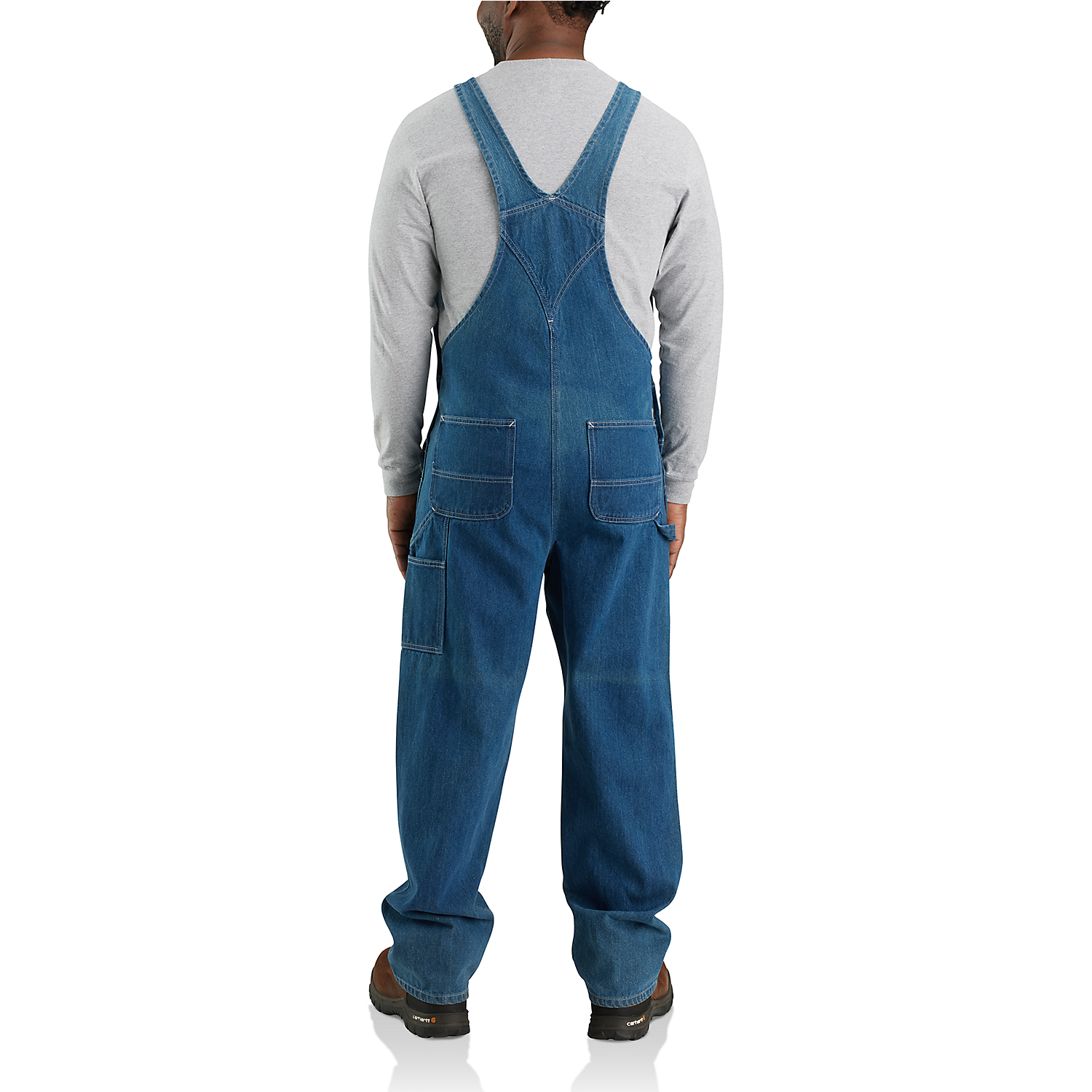 Carhartt Denim Bib Overall Darkstone - 104672