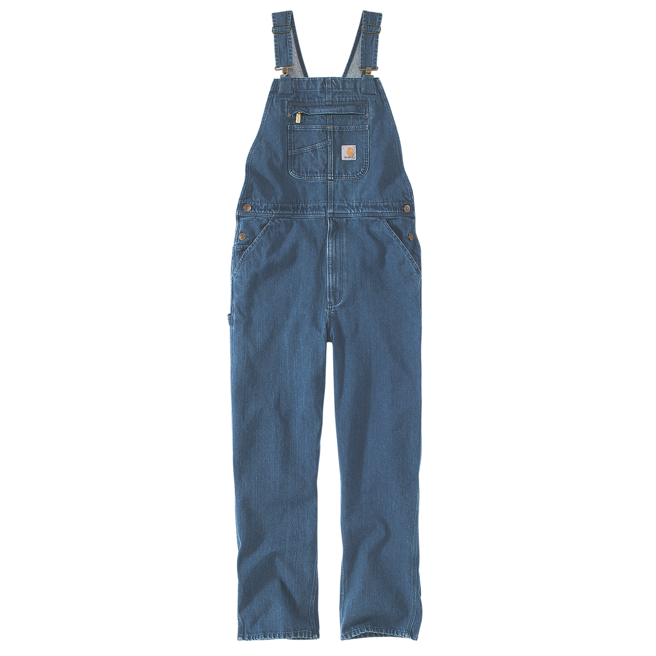 Carhartt Denim Bib Overall Darkstone - 104672