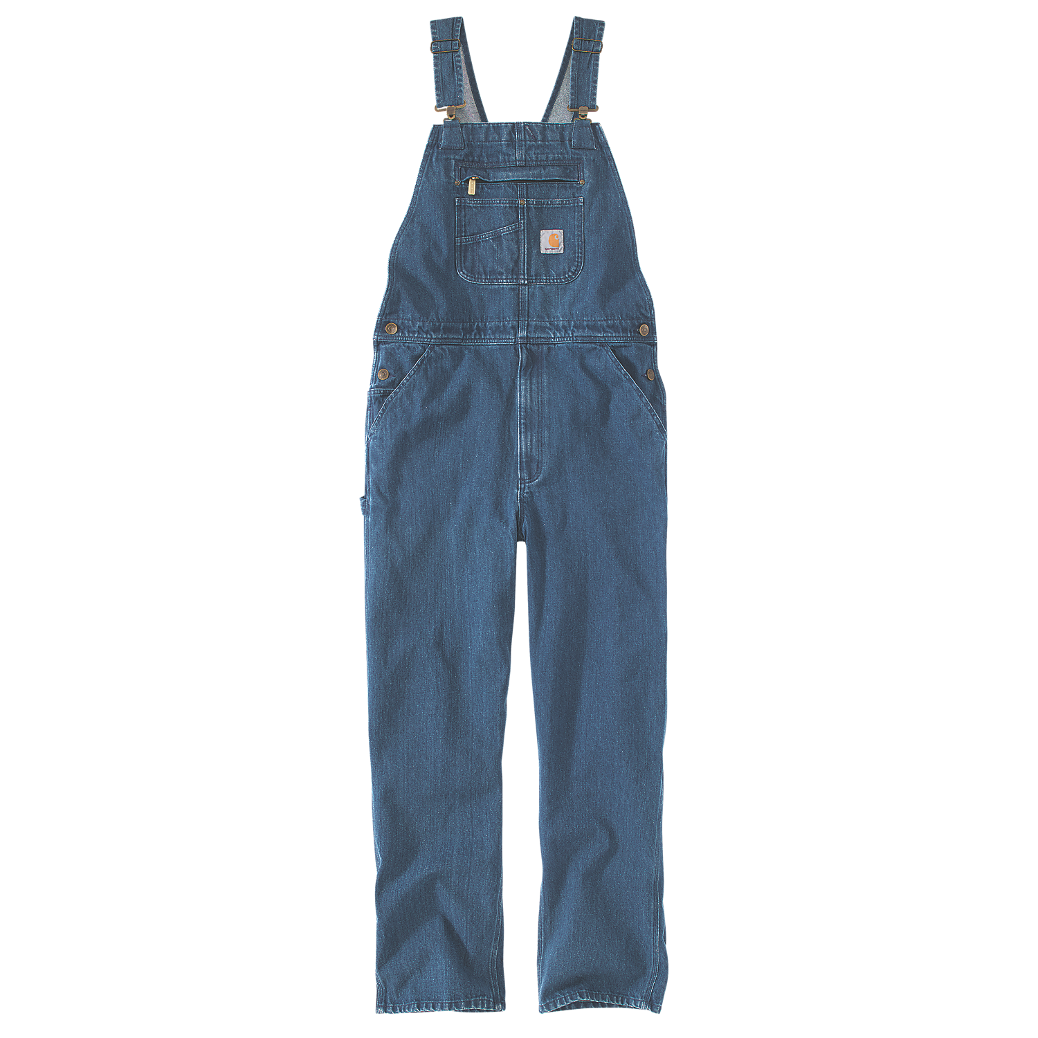 Carhartt Denim Bib Overall Darkstone - 104672