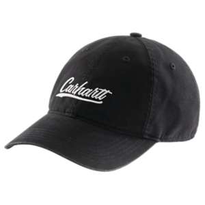 Canvas Script Canvas Cap - Black 105247