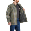 Carhartt Relaxed Fit Flanell Sherpa gefüttertes Hemd Jac 105430