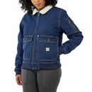 Carhartt Women's Relaxed Fit Denim Sherpa Lined Jacket 105446