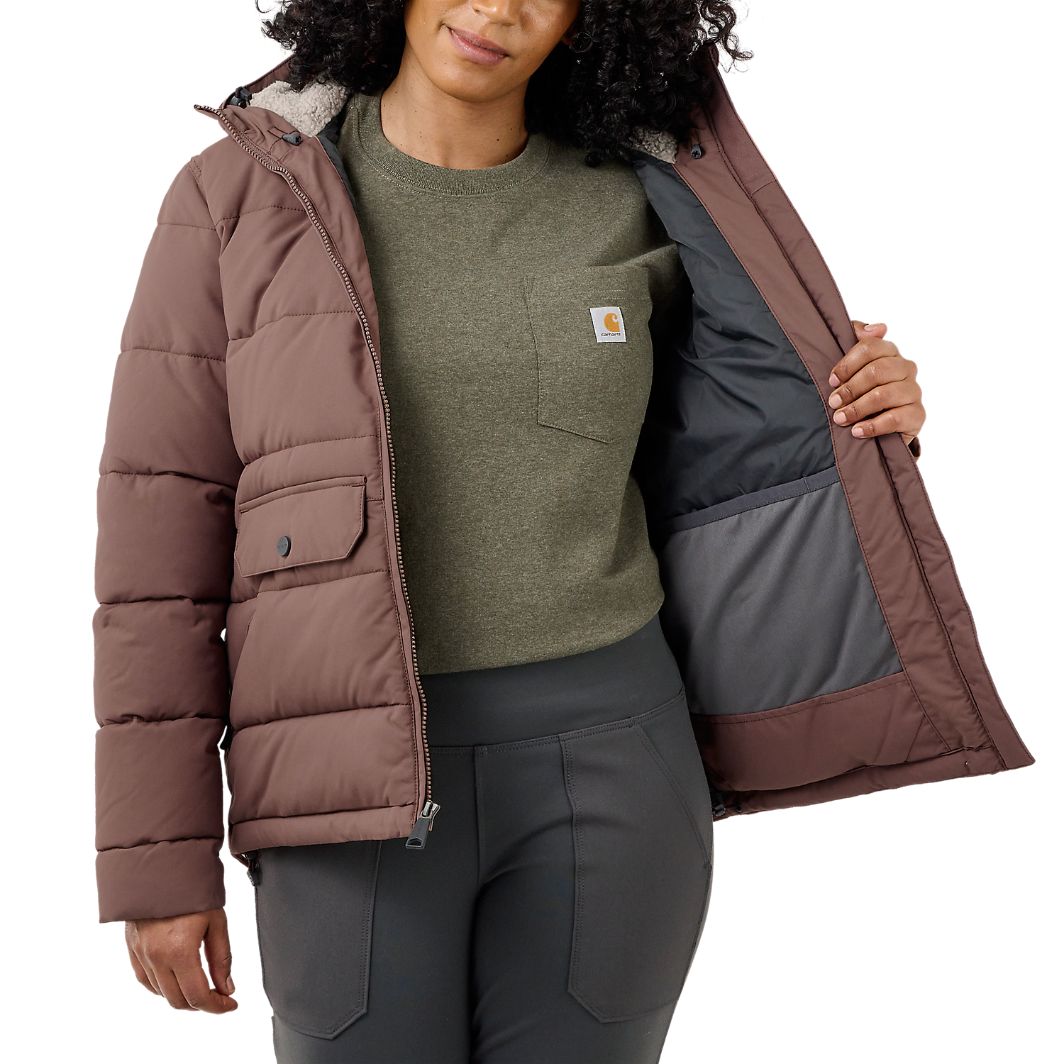 Carhartt Montana Relaxed Fit Insulated Jacket Women - Nutmeg 105457