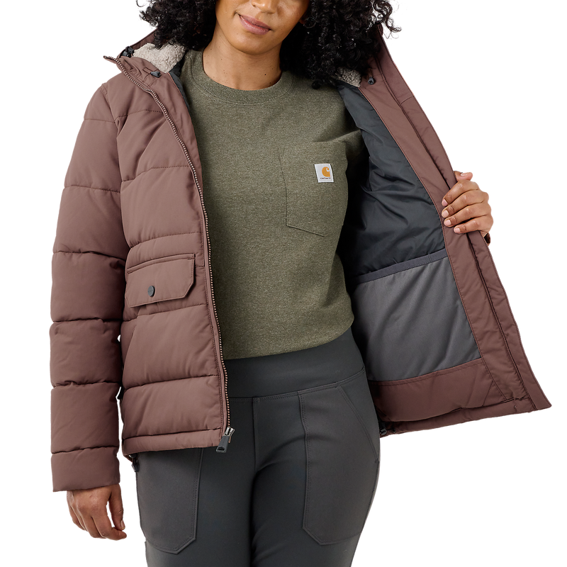 Carhartt Montana Relaxed Fit Insulated Jacket Women Nutmeg 105457 Livestock Show Equipment