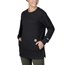 Carhartt Damen Relaxed Fit Leichtes Sweatshirt - Schwarz 105468