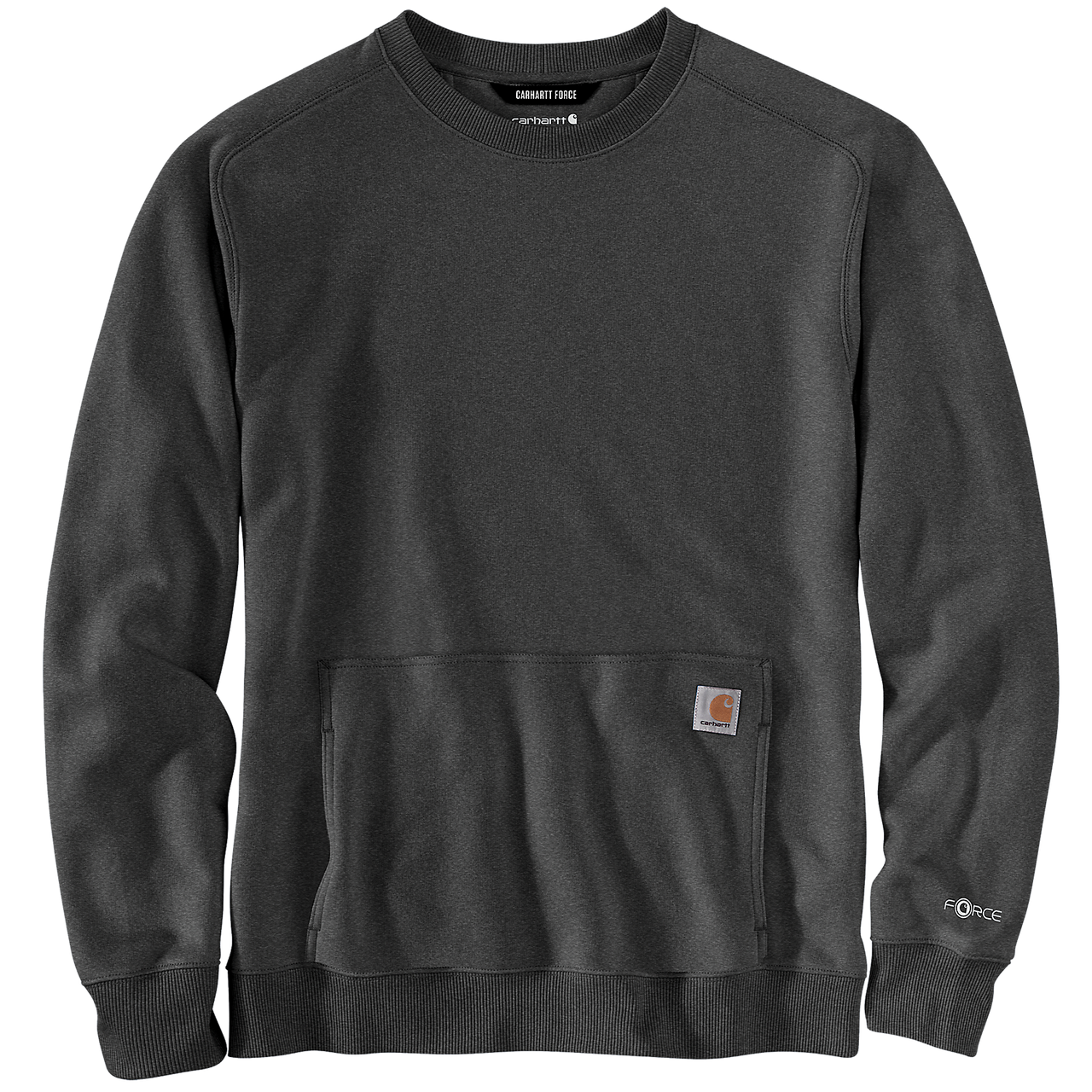 Carhartt Force Relaxed Fit  Crewneck Sweatshirt  - 105568 - Carbon Heather