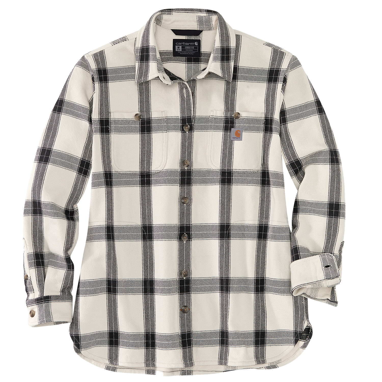 Carhartt Women's Twill Long Sleeve Plaid Shirt - 105576