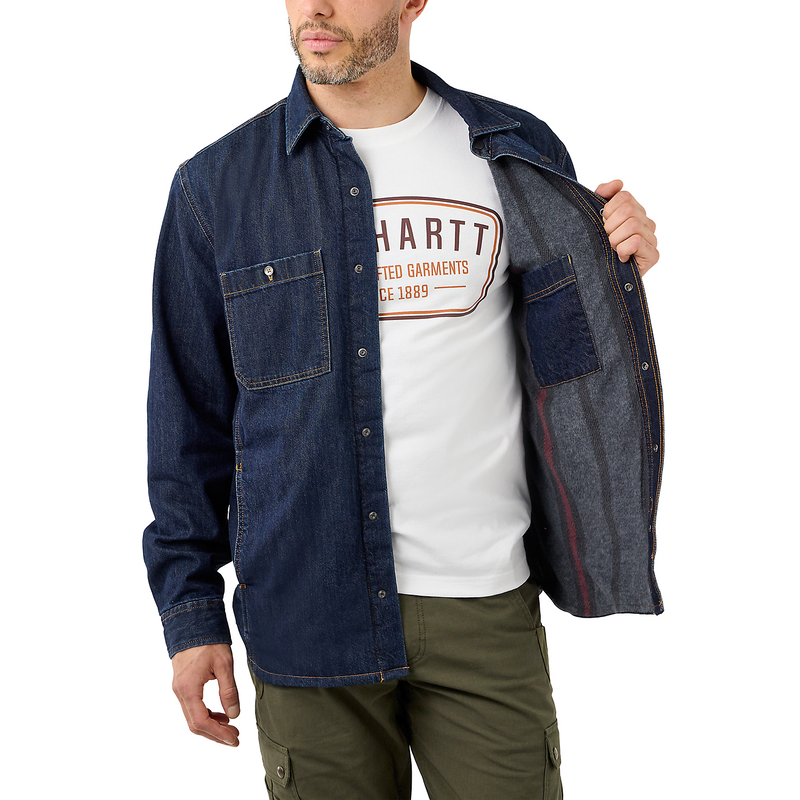 Carhartt sales denim shirt