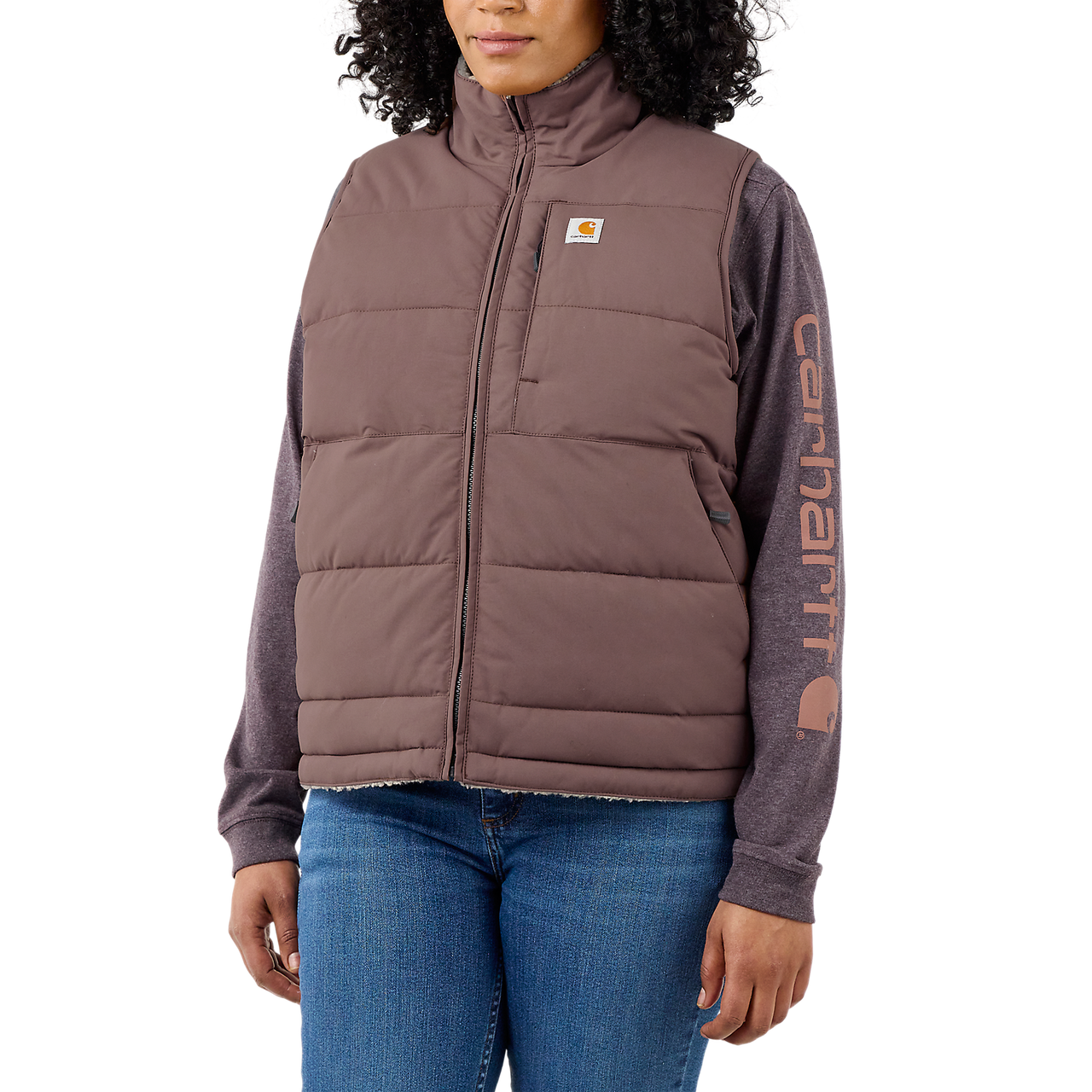 Carhartt Women's Montana Relaxed Fit Insulated Vest - Nutmeg 105607