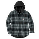 Carhartt Flanell-Fleece-gefütterte Kapuzen-Hemdjacke - Elm 105621