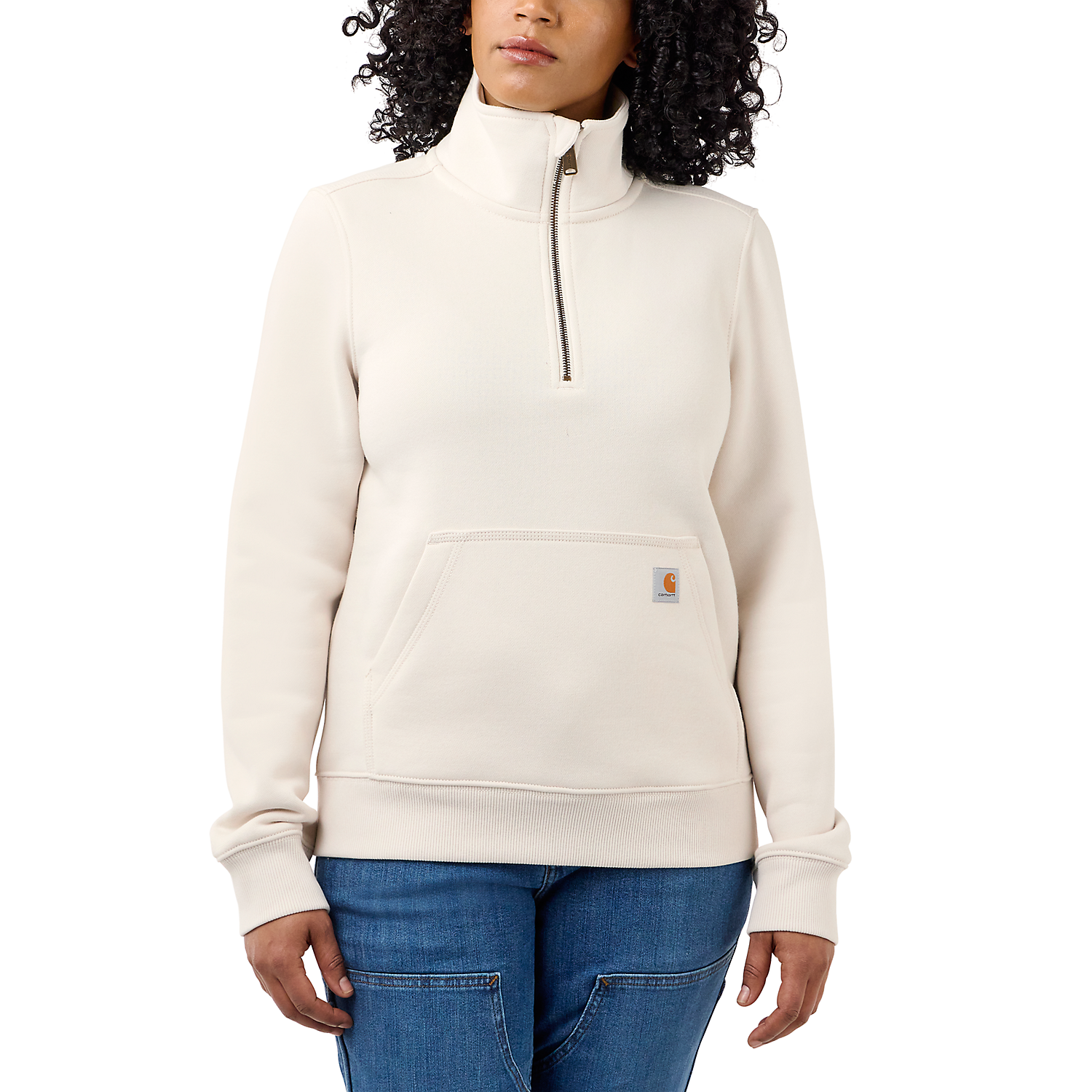 Carhartt Women's relaxed fit Midweight Half-Zip Sweatshirt - 105657