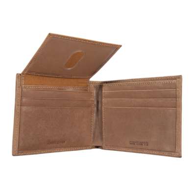 Saddle Leather Bifold Wallet - Carhartt Brown