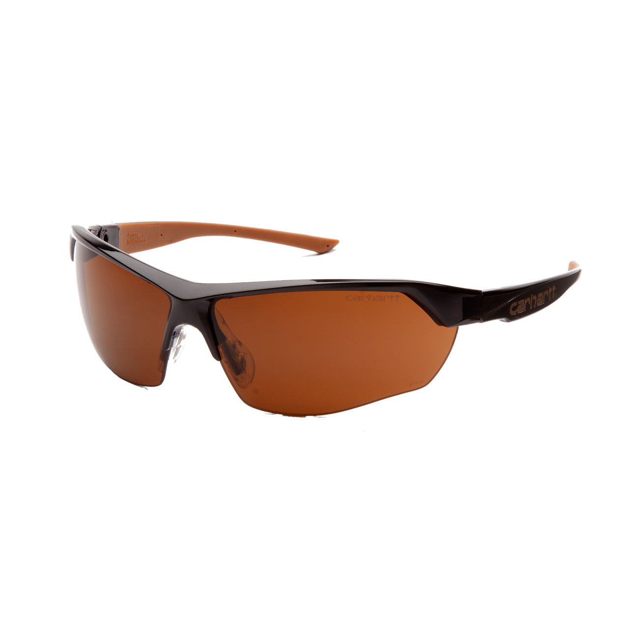 Carhartt Braswell Half Ratcheting Temple Safe Glasses - EGB11D Bronze