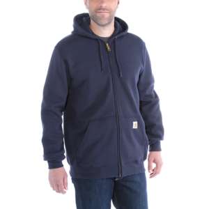 Carhartt Hooded Sweatshirt With Zipper - Navy K122 472