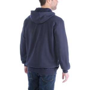 Carhartt Hooded Sweatshirt With Zipper - Navy K122 472 - Livestock