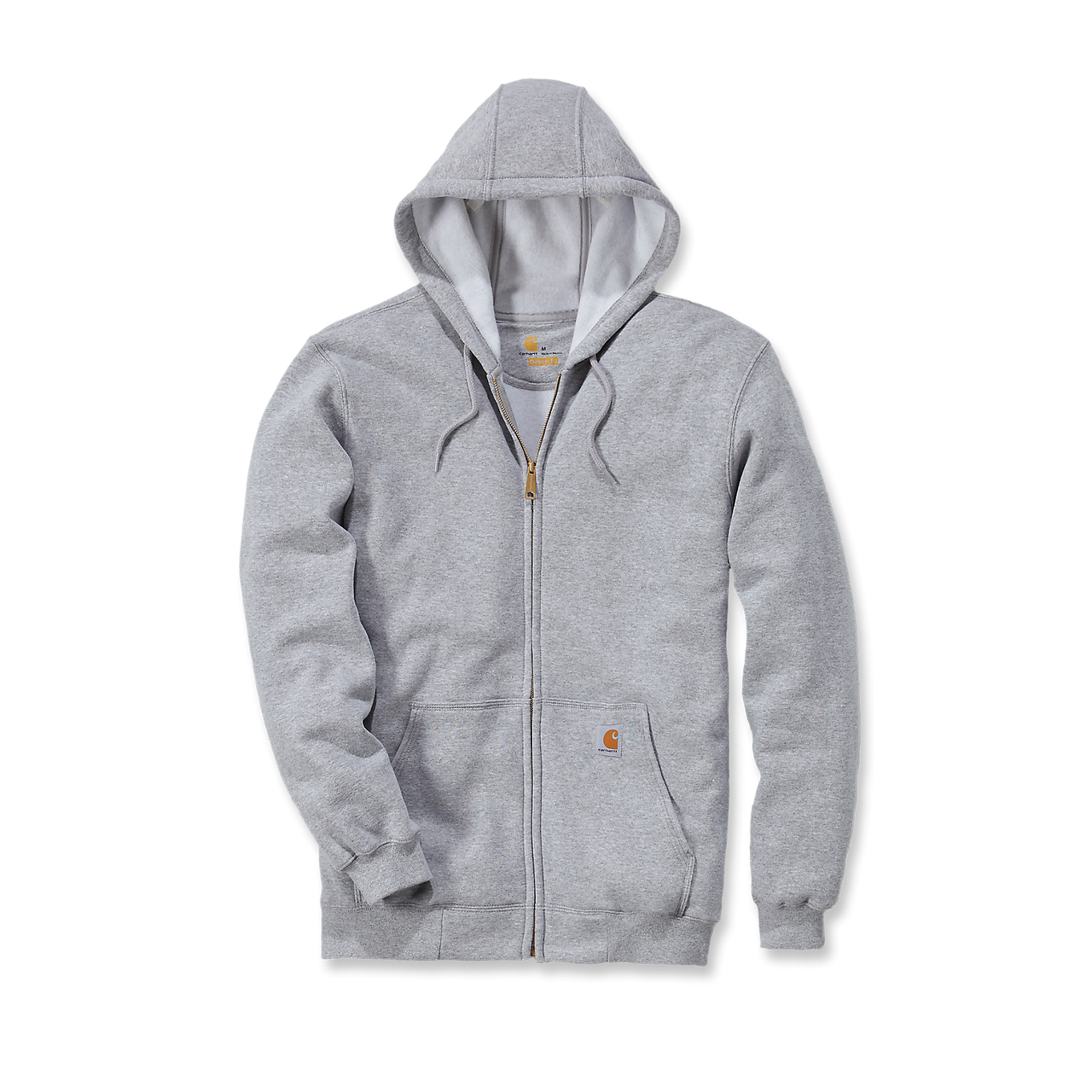 Carhartt Hooded Sweatshirt With Zipper Heather - Grey K122 HGY