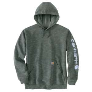 Carhartt Hooded Sleeve logo sweater - Elm space dye K288