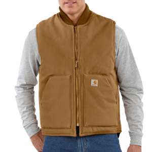 Firm Duck insulated Vest Cahartt Brown V01