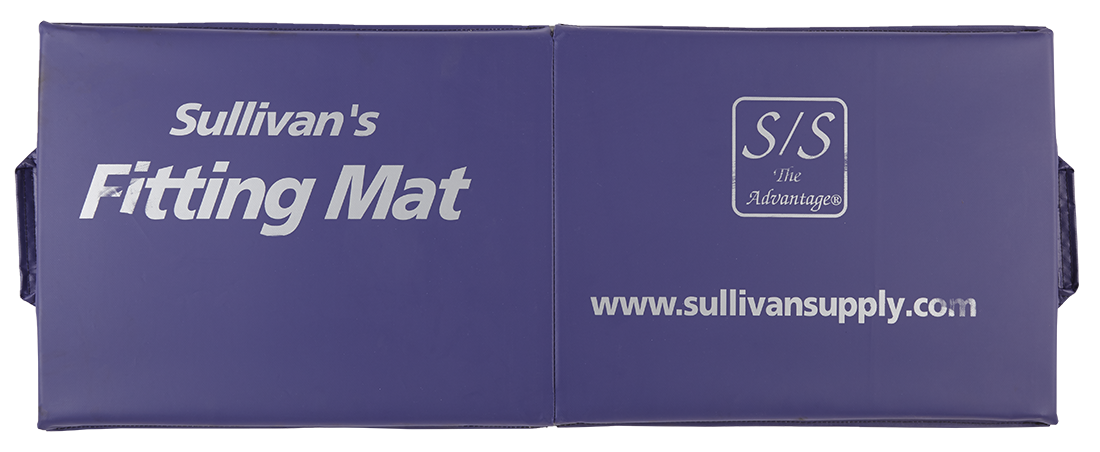 Folding Fitting Mat Compact Purple
