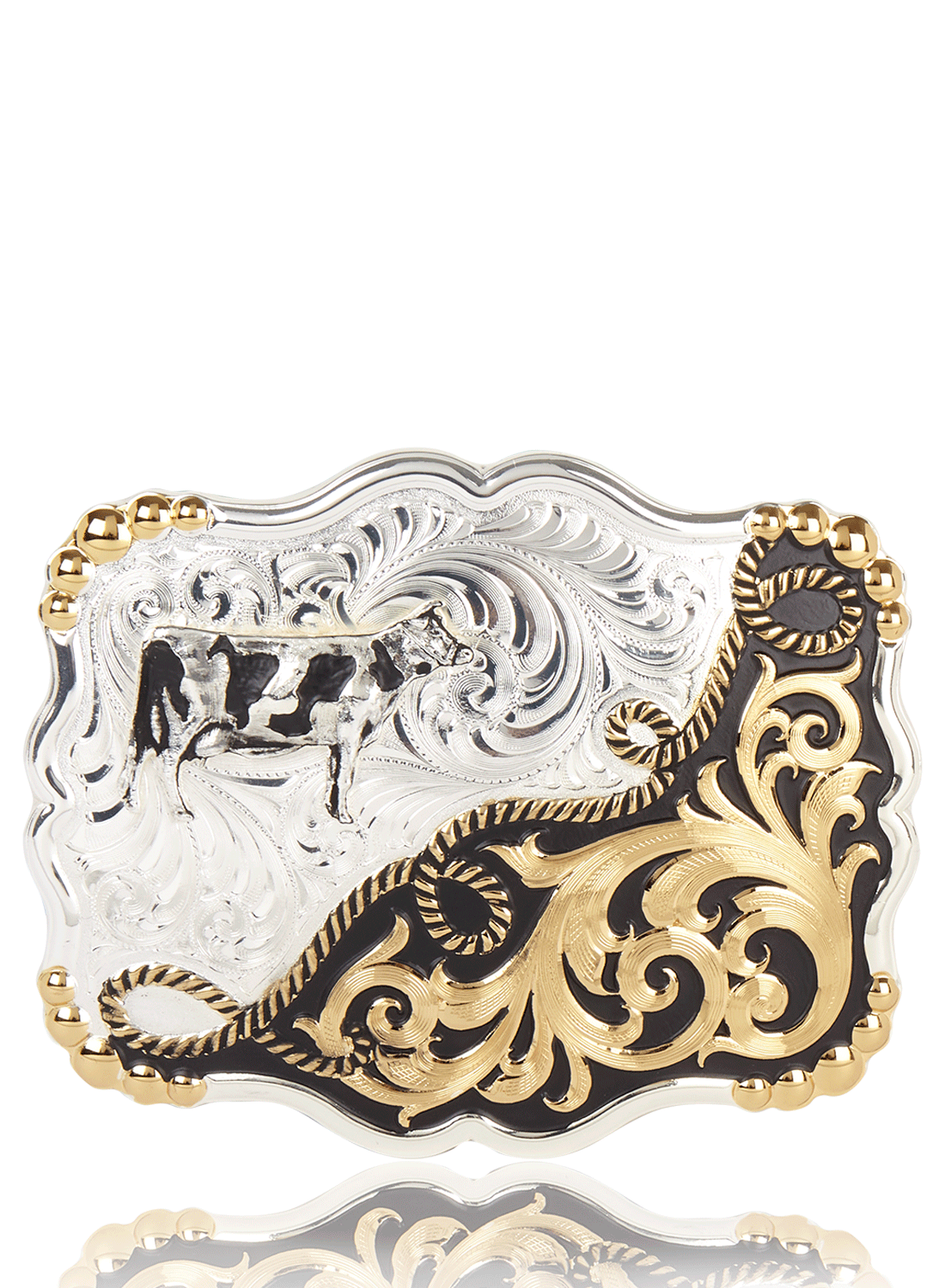 Silver Belt Buckle  Holstein