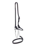 Show Halter Black Slimline 1 Buckle