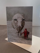 Ansichtkaarten set - Winter in de velden