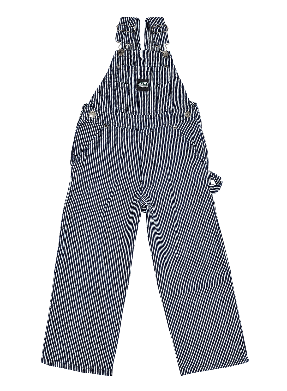 Key Kid Size Coverall Blue Striped